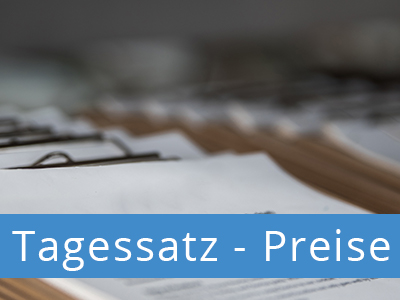 Tagessatz und Preise